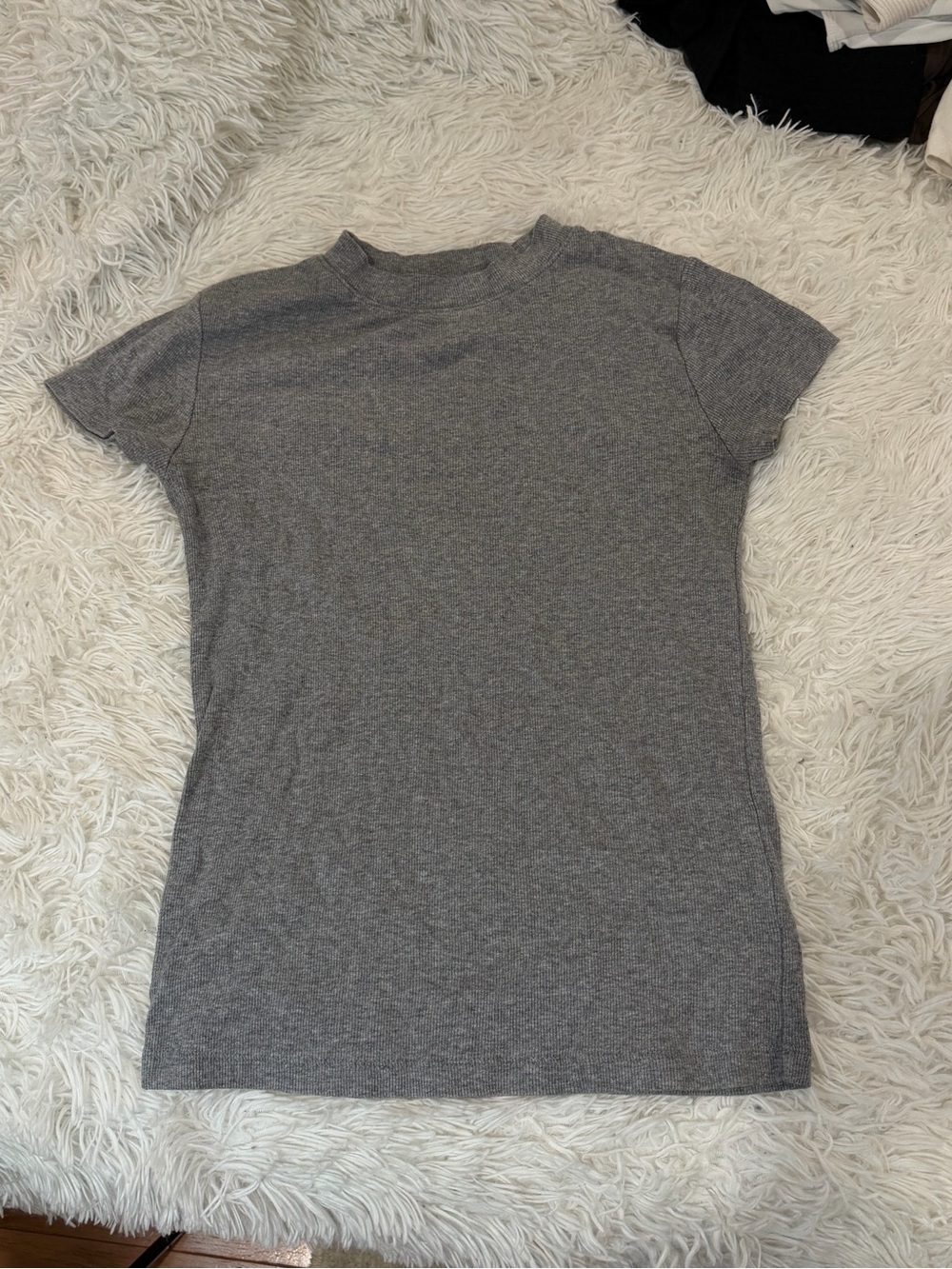 A new day cotton Classic Grey Short-Sleeve Women's Top